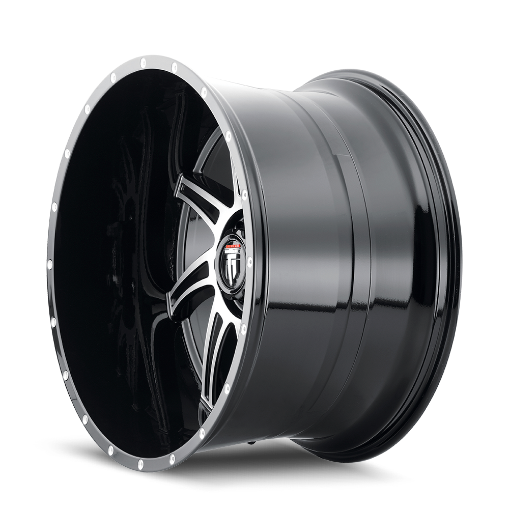 at162-221252bm american truxx vortex at162 gloss black machined 22x12 6-135 -44mm 87.1mm