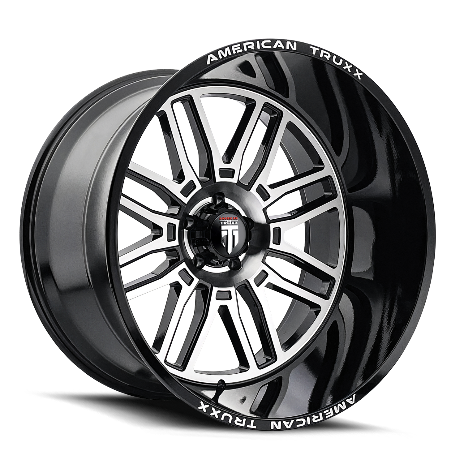 AMERICAN TRUXX RESTLESS AT1915 BLACK MILLED 24X14 6-139.7 -76MM 106MM