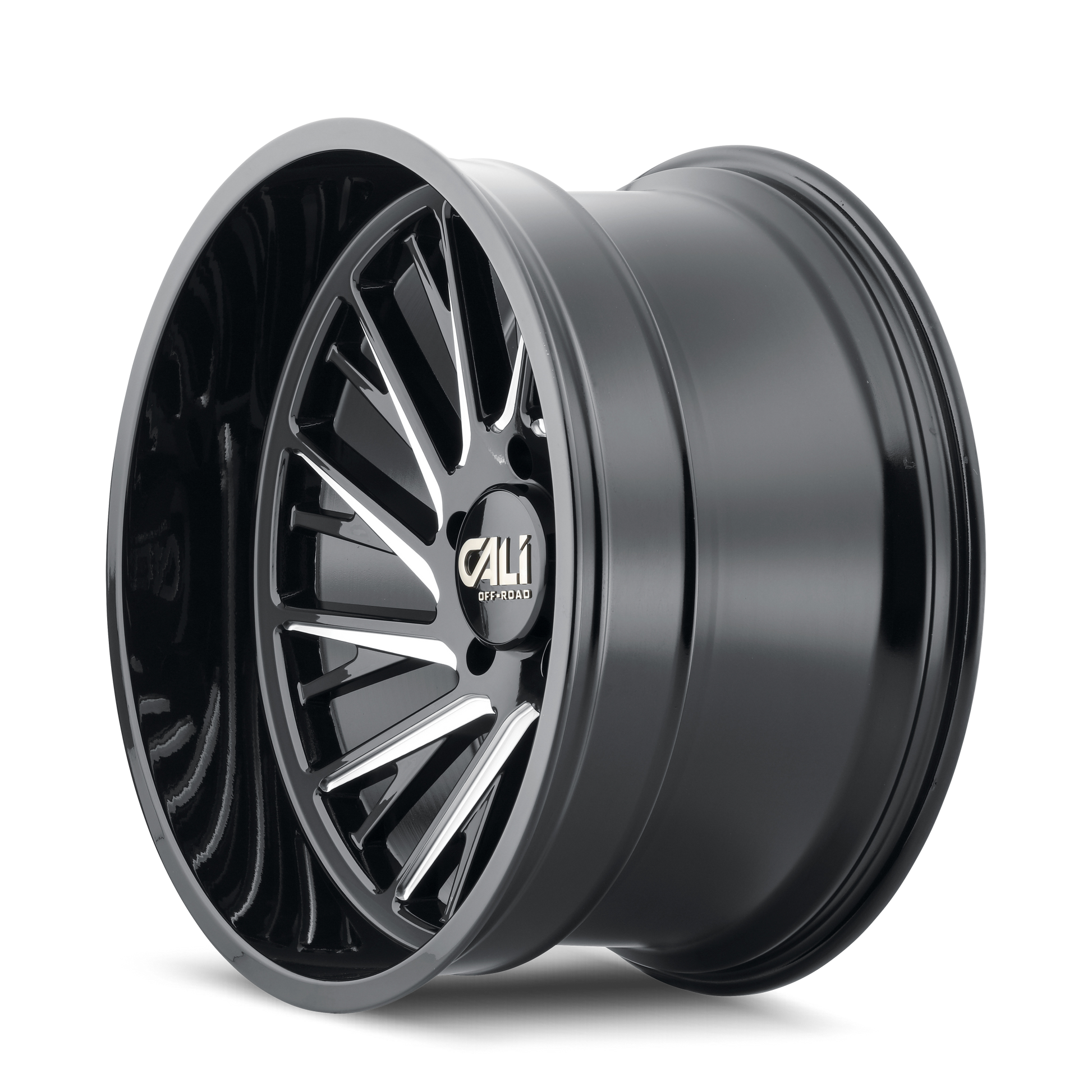 cali off-road purge 9114 gloss black milled 24x14 8-180 -76mm 124.1mm