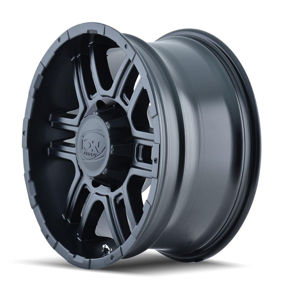 ion 179 matte black 17x8 5-139.7 10mm 108mm