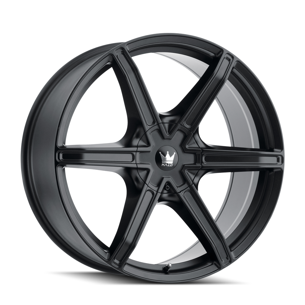 MAZZI STILTS 371 MATTE BLACK 22X9.5 6-135/6-139.7 30MM 106MM