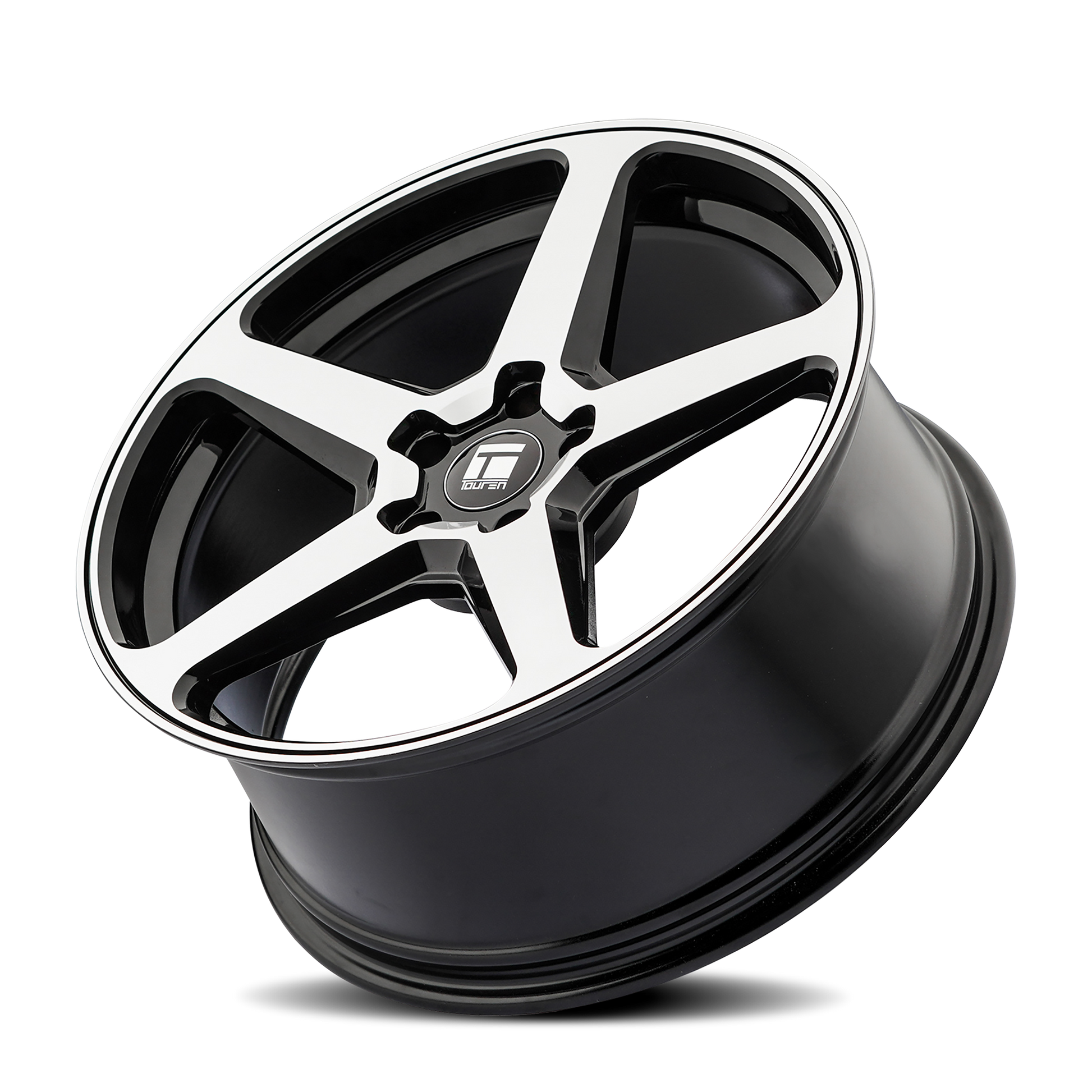 touren tf96 3296 gloss black machined 20x9 5-112 35mm 66.6mm