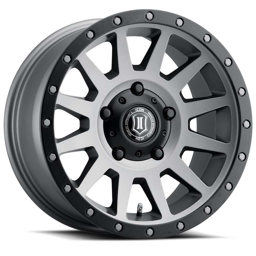 ICON Alloys Compression 17x8.5 5x150 Titanium - 2017855557TT