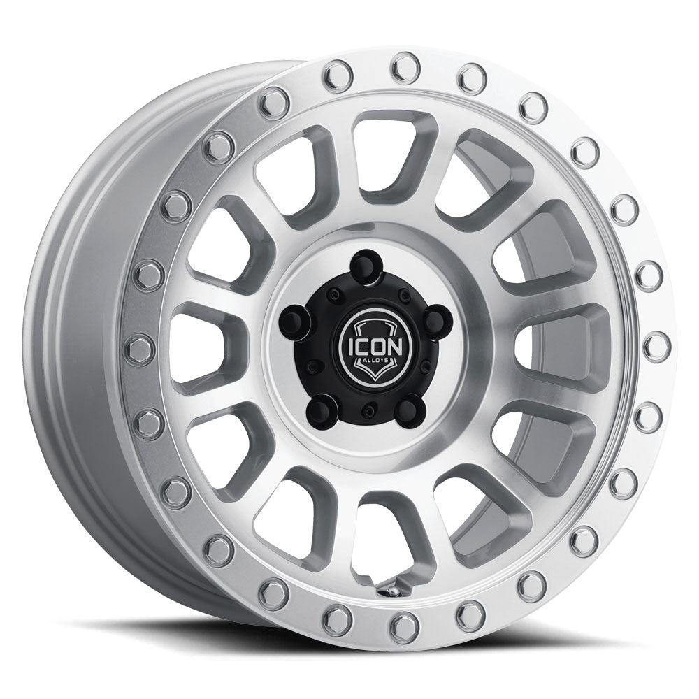 ICON Alloys Hulse 18x9 6x139.7 Silver Machined - 8018908350SM