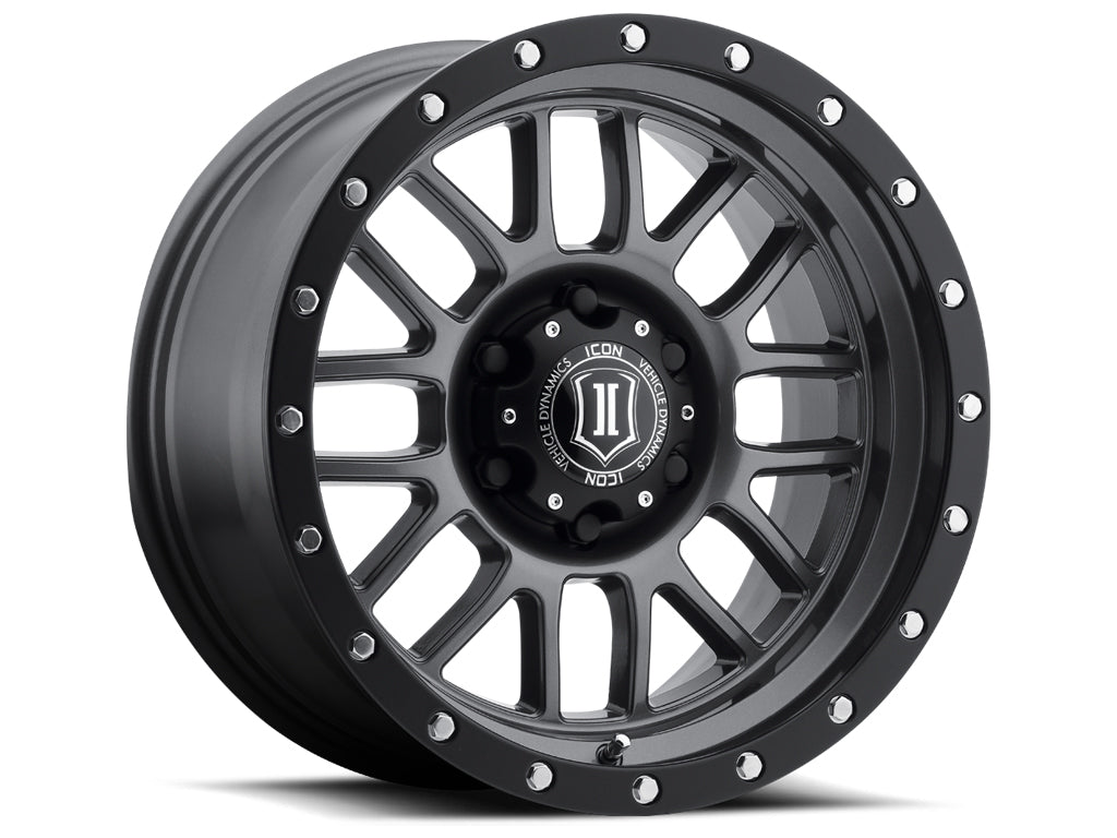 ICON Alloys Alpha 17x8.5 5x127.0 Gun Metal - 1217857347GM
