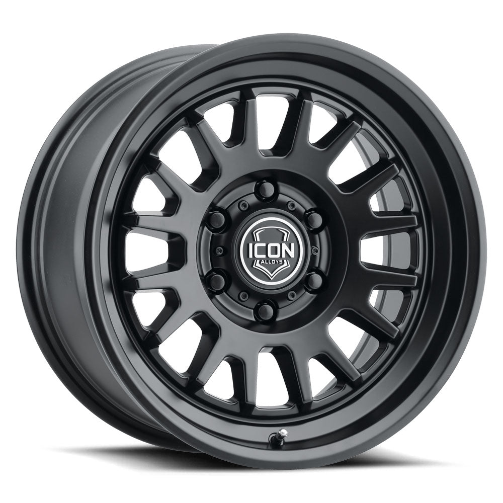 ICON Alloys Anza 17x8.5 5x150 Satin Black - 8217855557SB