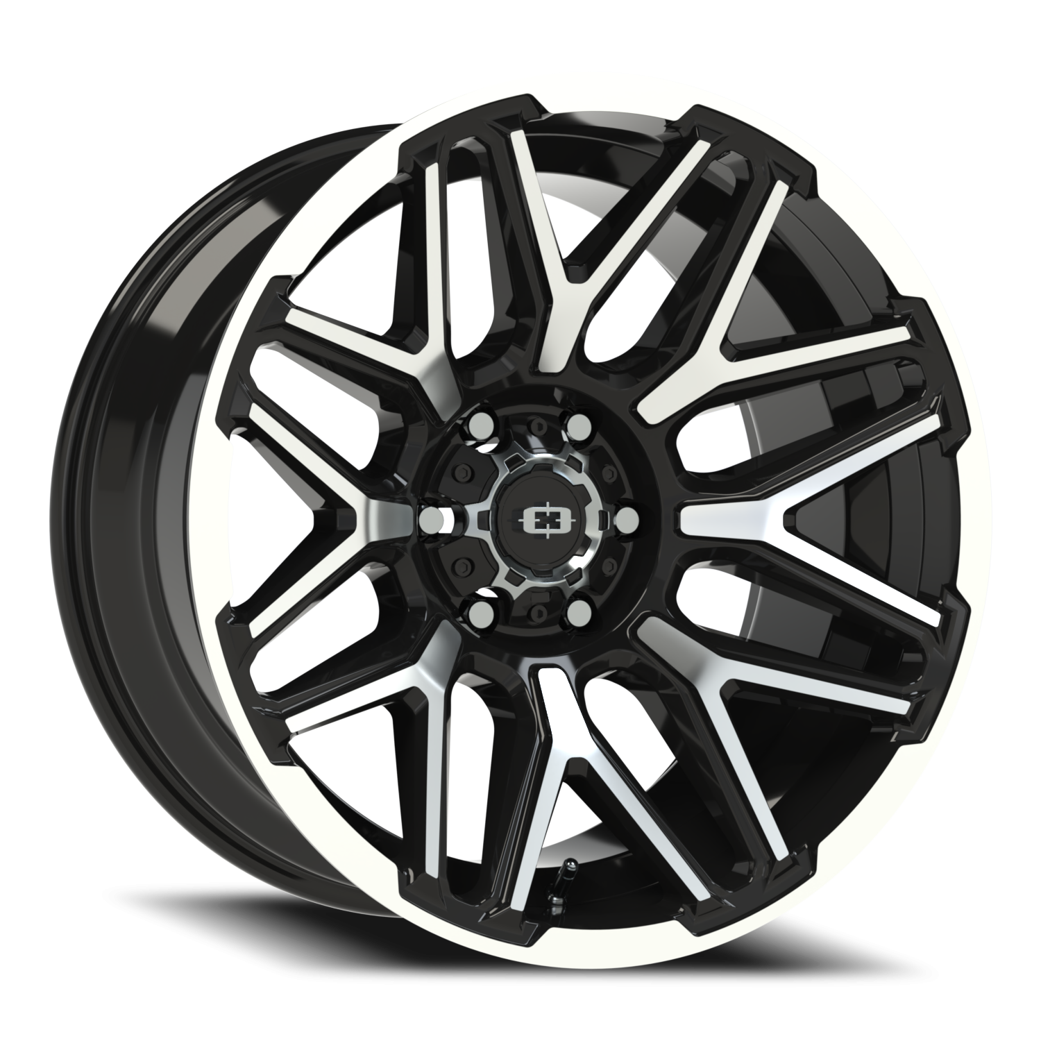 Vortec Rekluse Gloss Black Machined Face And Lip - 6-5.5 (6-139.7)