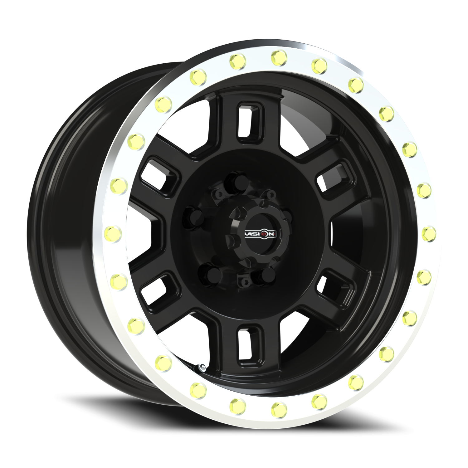Vortec Manx Gloss Black Machined Lip - 5-4.5 (5-114.3)