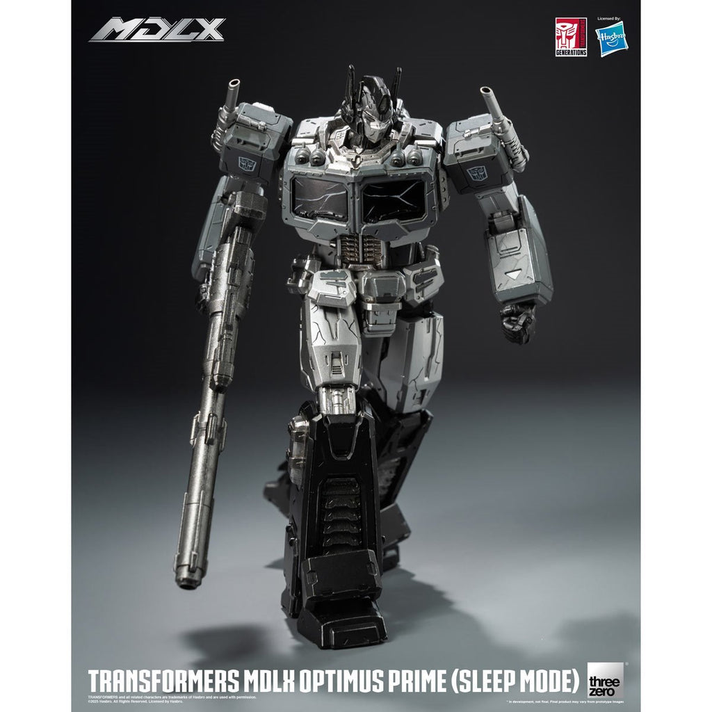 Transformers MDLX Optimus Prime Sleep Mode Action Figure 7" Threezero Exclusive
