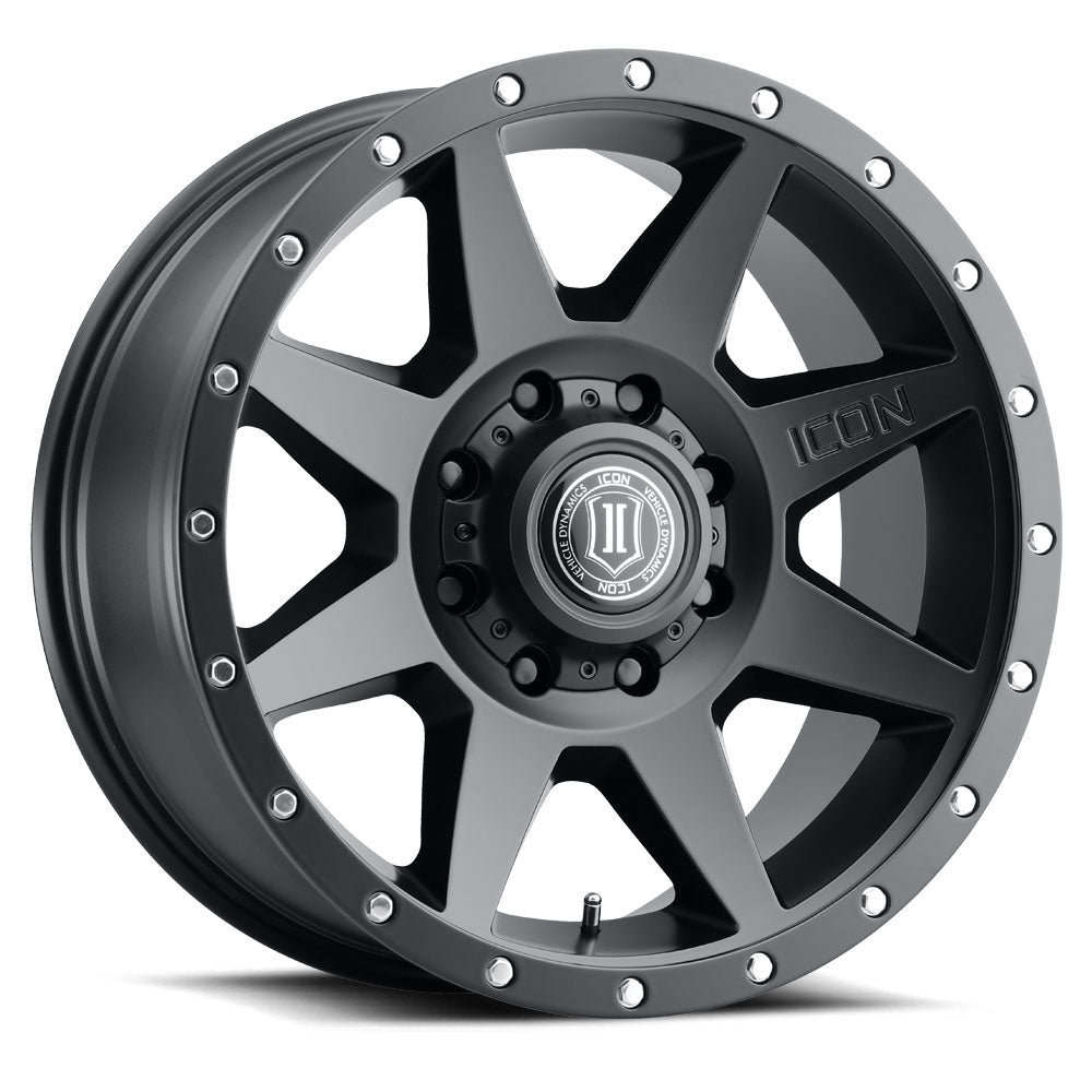 ICON Alloys Rebound 20x9 8x165.1 Satin Black - 1820908055SB