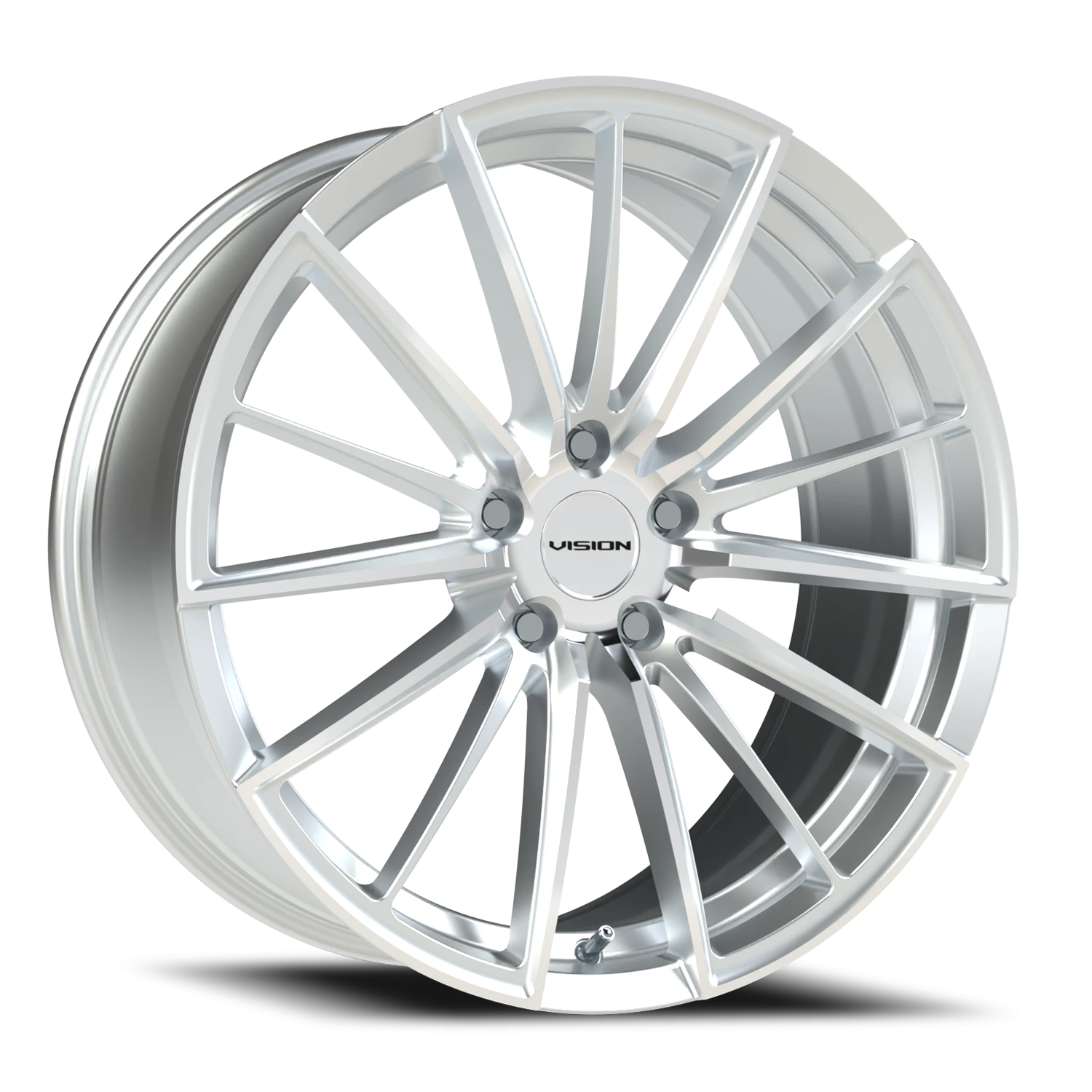 Vision Axis Hyper Silver Machined Face - 5-120