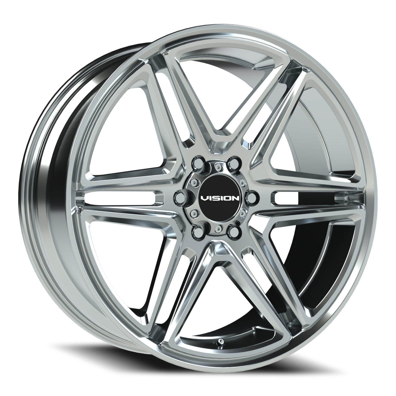 Vision Wedge Chrome - 6-135