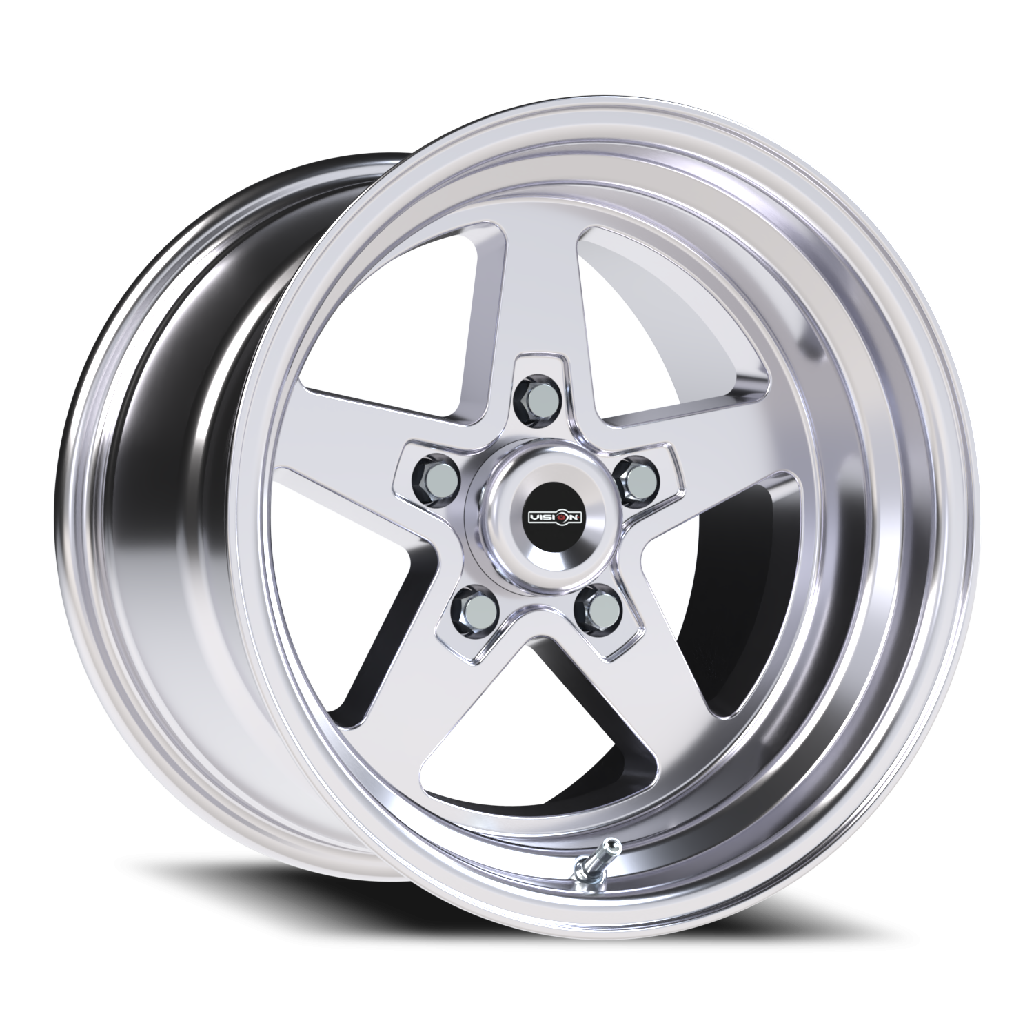 American Muscle Sport Star Polished - 5-4.75 (5-120.65)