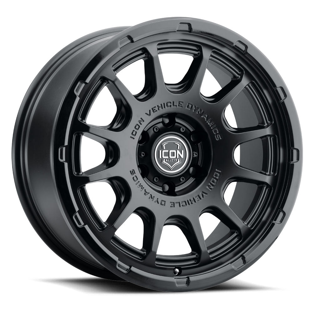 ICON Alloys Rancho 20x9 5x127.0 Double Black - 8420907345DB