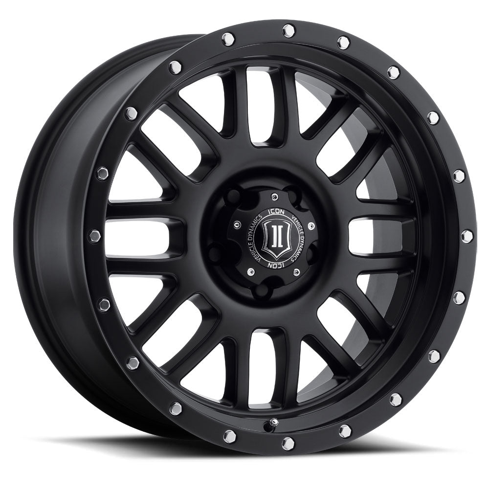 ICON Alloys Alpha 20x9 6x135 Satin Black - 1220906356SB