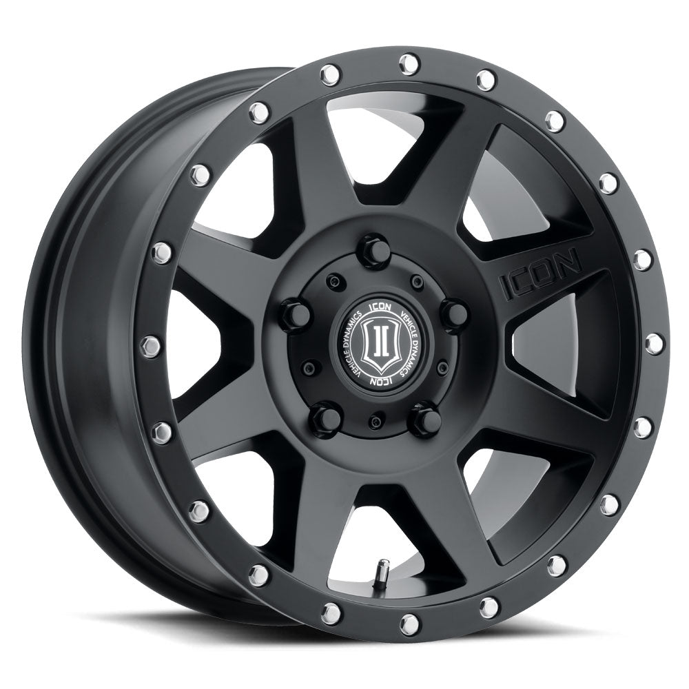 ICON Alloys Rebound 18x9 5x150 Satin Black - 1818905560SB