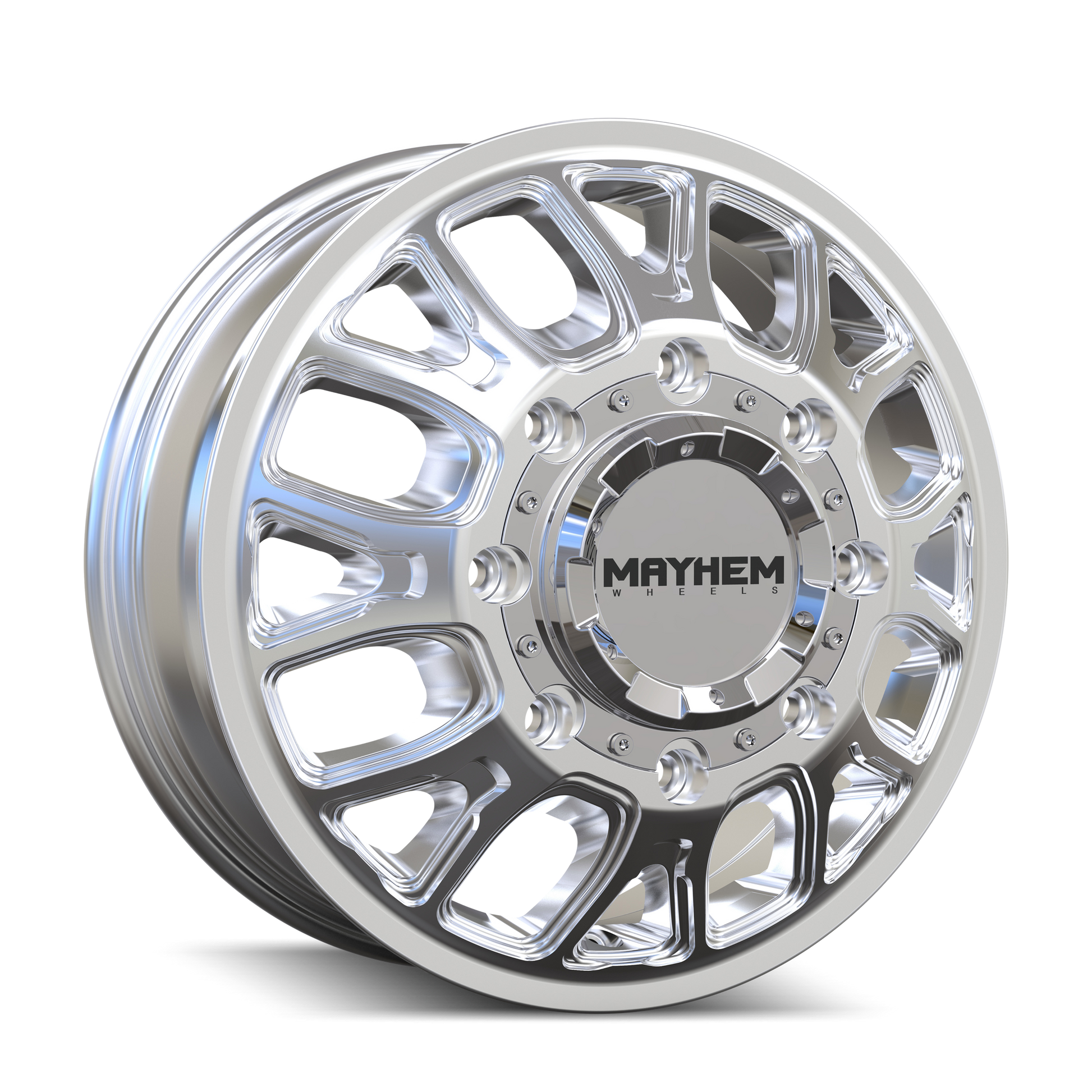 MAYHEM COGENT DUALLY (8107D) POLISHED 17X6.5 8-200 125MM 142MM