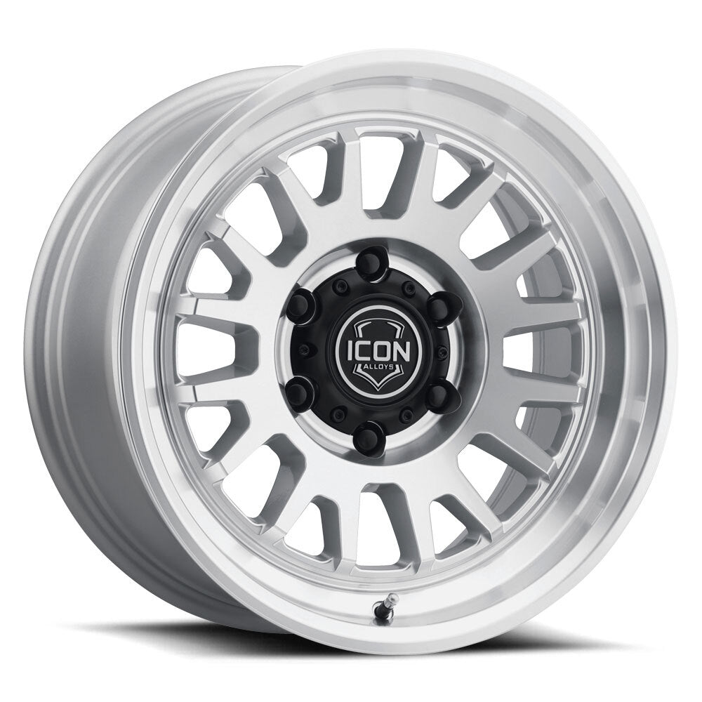 ICON Alloys Anza 17x8.5 6x139.7 Silver Machined - 8217859057SM