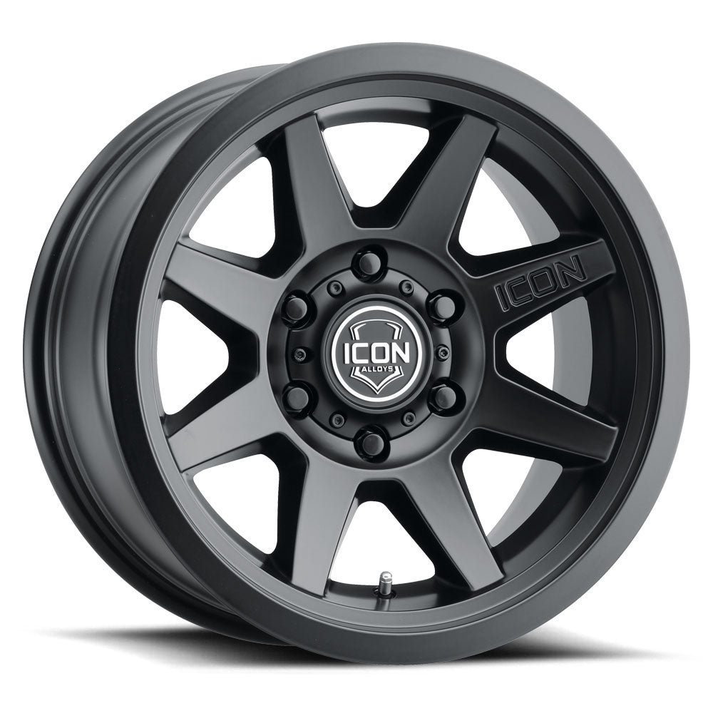 ICON Alloys Rebound SLX 17x8.5 6x139.7 Satin Black - 1917859057SB