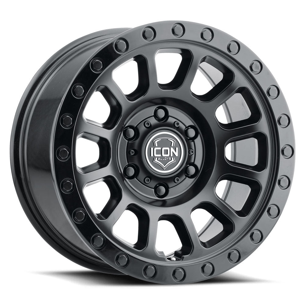 ICON Alloys Hulse 18x9 6x139.7 Double Black - 8018908350DB