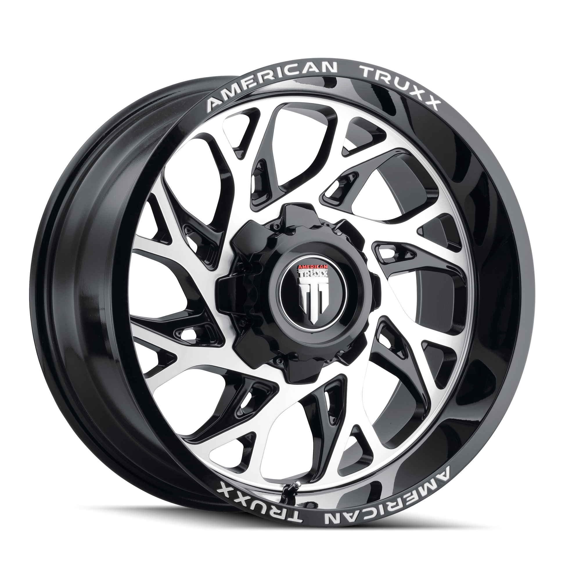 AMERICAN TRUXX DESTINY AT1913 GLOSS BLACK MILLED 24X14 8-170 -76MM 125.2MM