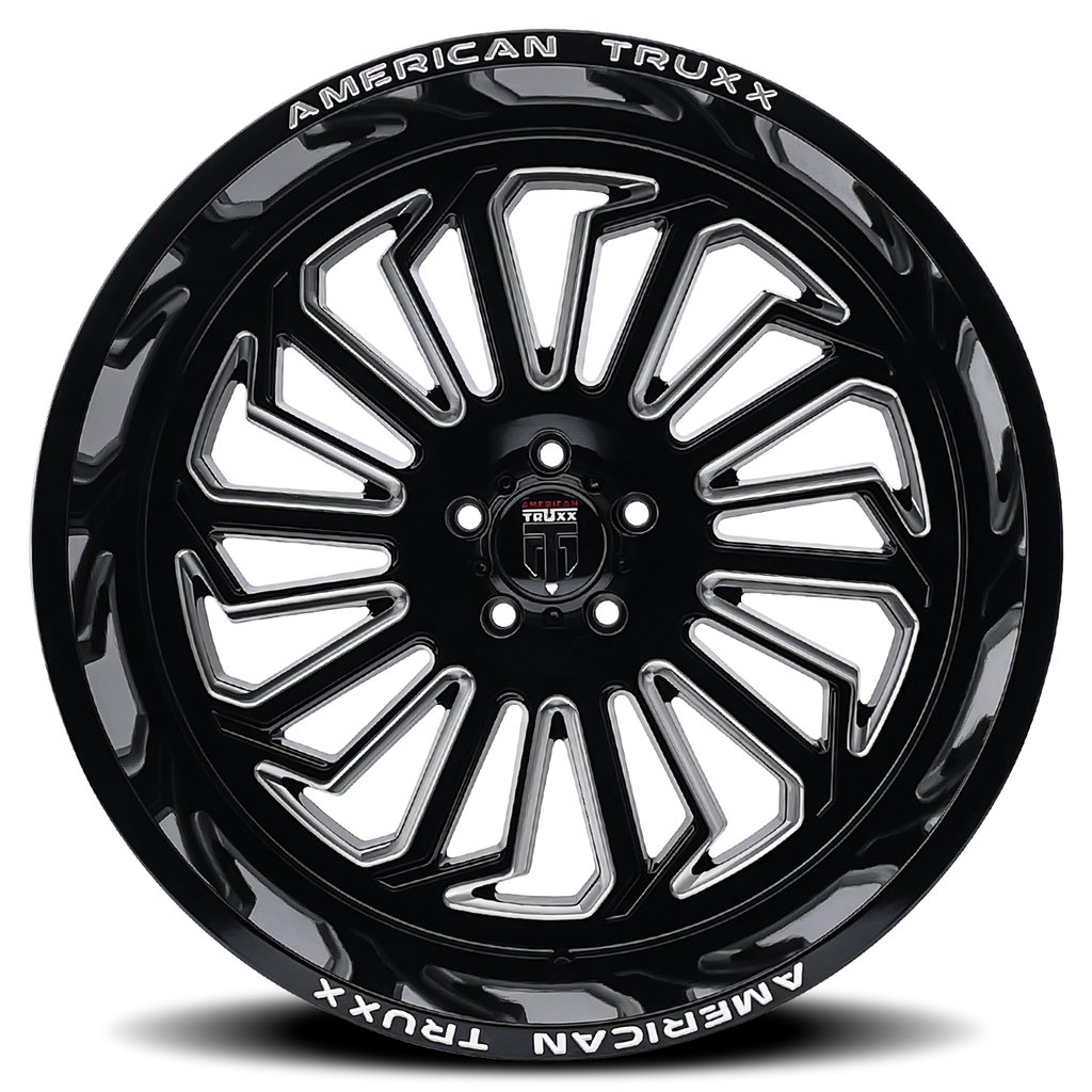 American Truxx BUTCHER wheel in Gloss Black Milled — view 3