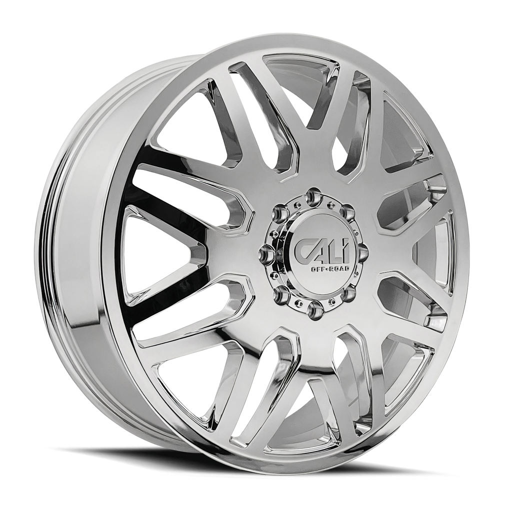 CALI OFF-ROAD-OFFROAD INVADER DUALLY 9115D CHROME 24X8.25 8-165.1 115MM 121.3MM