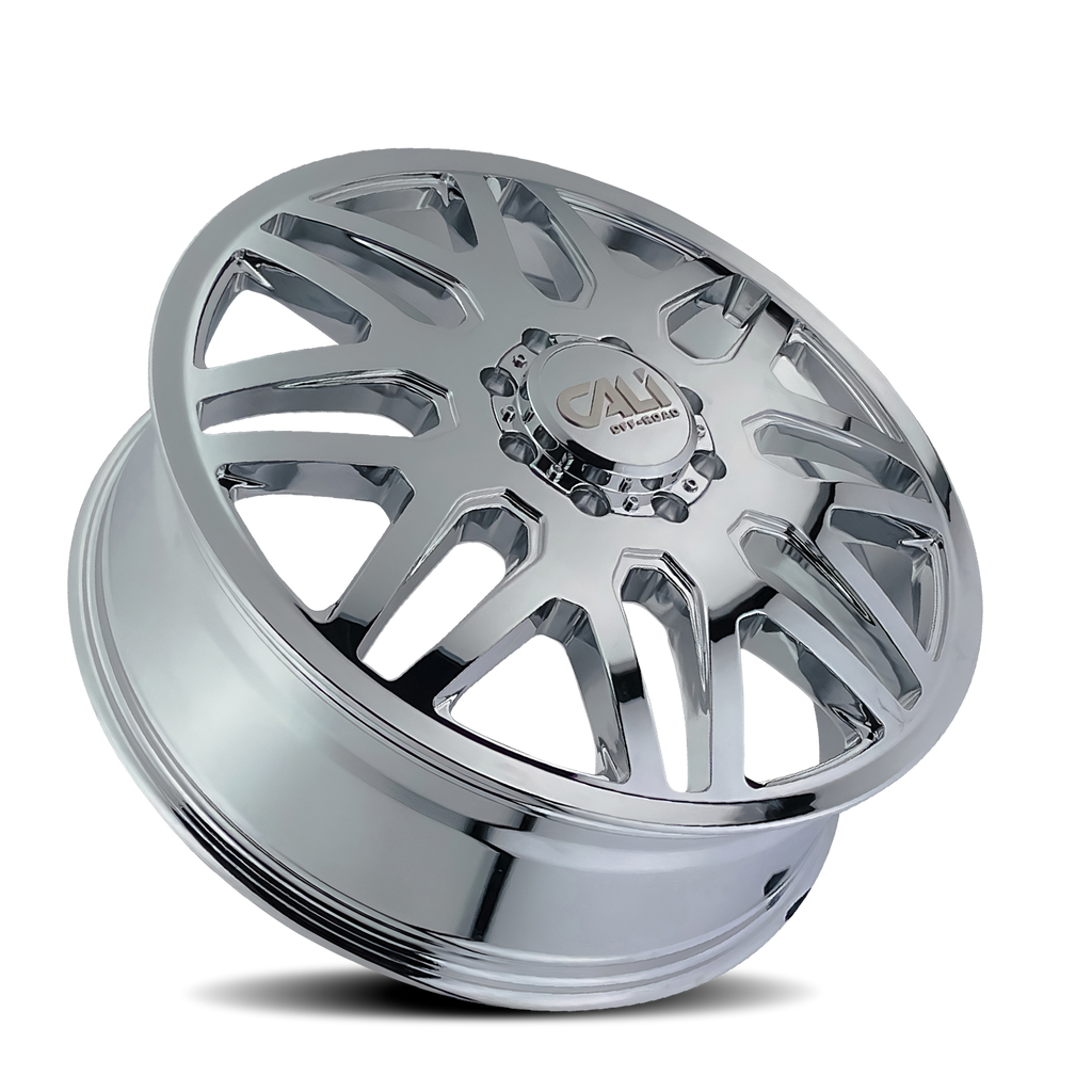cali off-road-offroad invader dually 9115d chrome 22x8.25 8-165.1 115mm 121.3mm