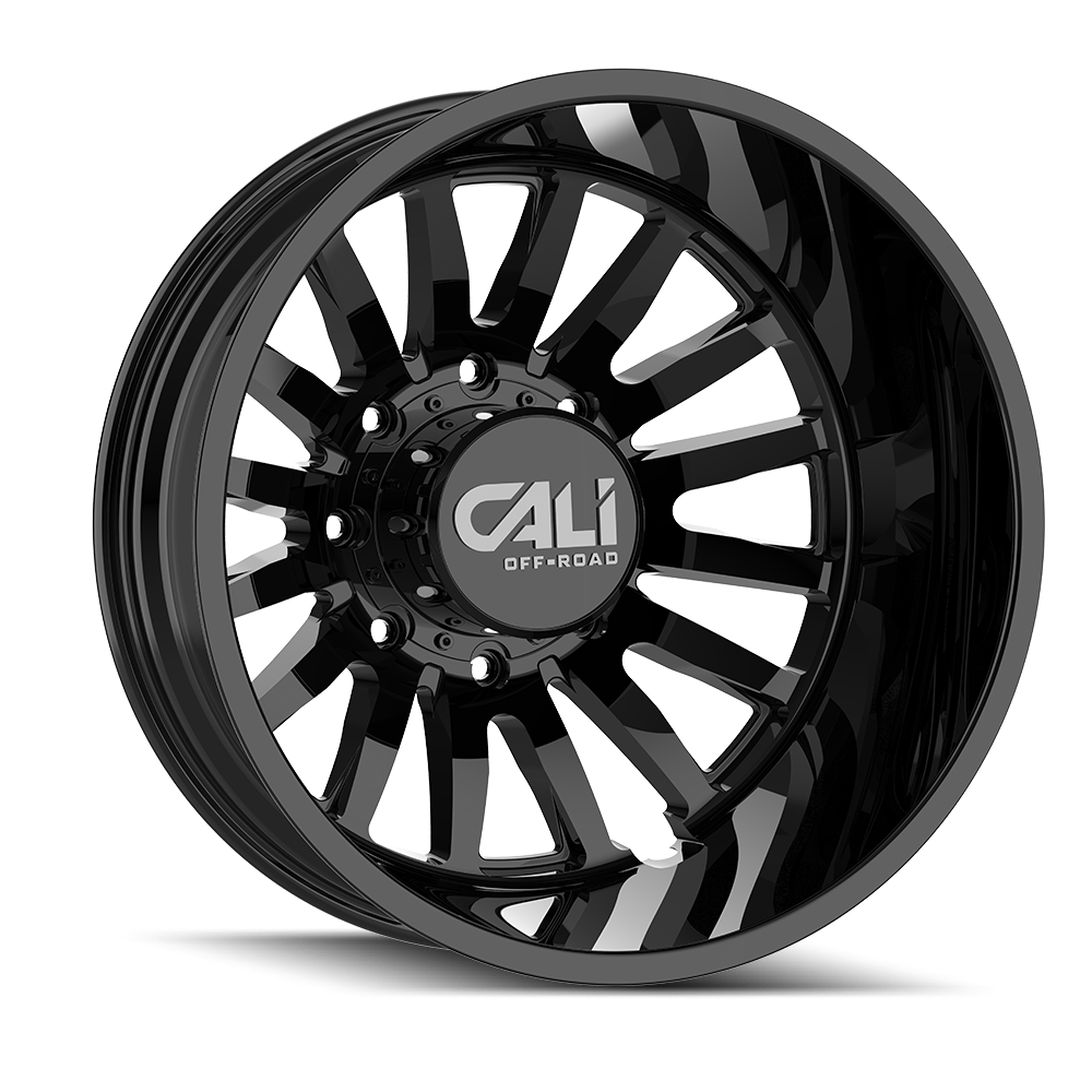CALI OFF-ROAD SUMMIT DUALLY 9110D GLOSS BLACK 22X8.25 8-200 -192MM 142MM