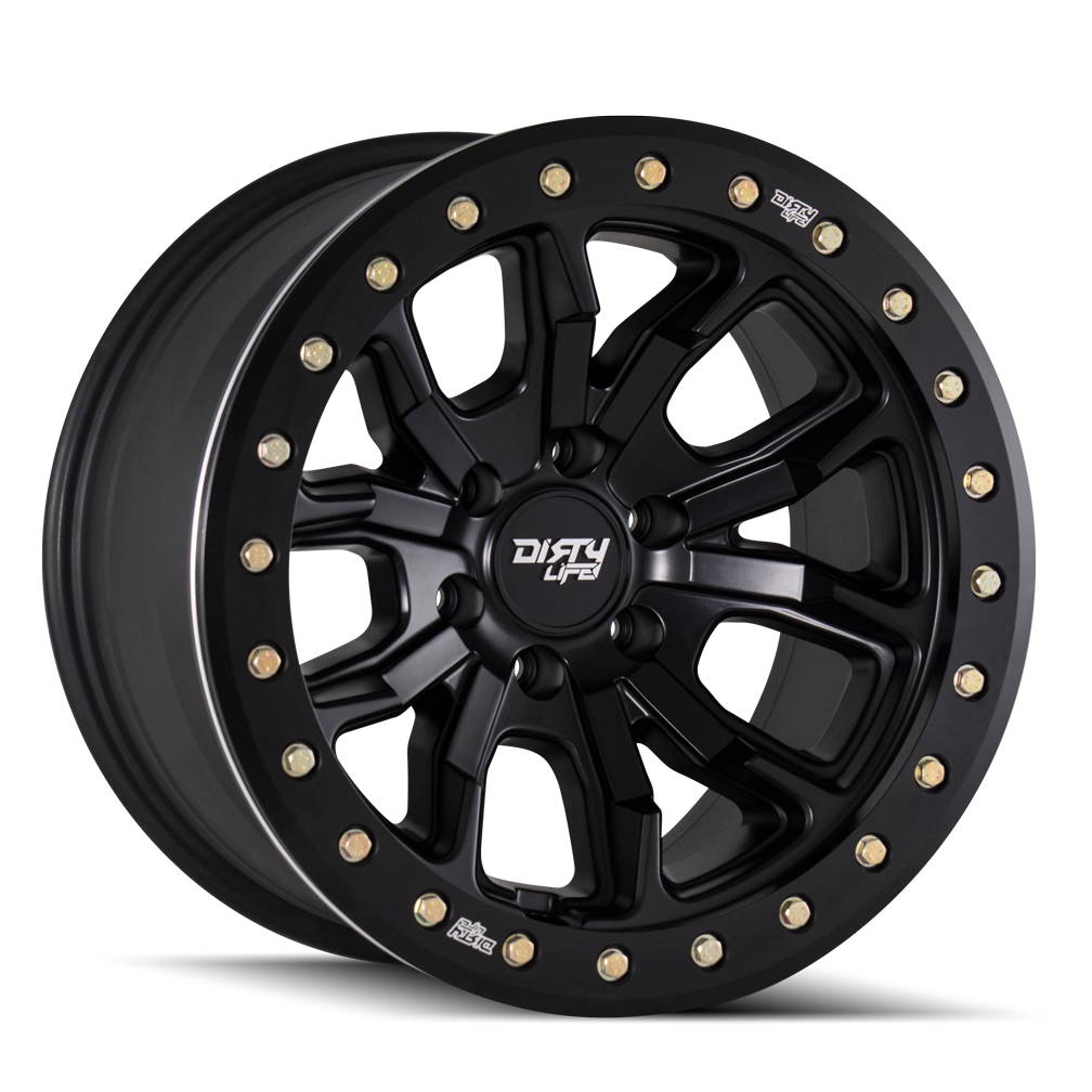 DIRTY LIFE DT-1 9303 SATIN BLACK 17X9 5-127 -12MM 78.1MM