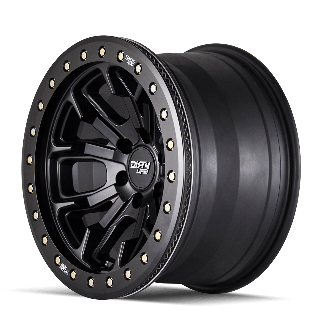 dirty life dt-1 9303 satin black 17x9 5-127 -38mm 78.1mm
