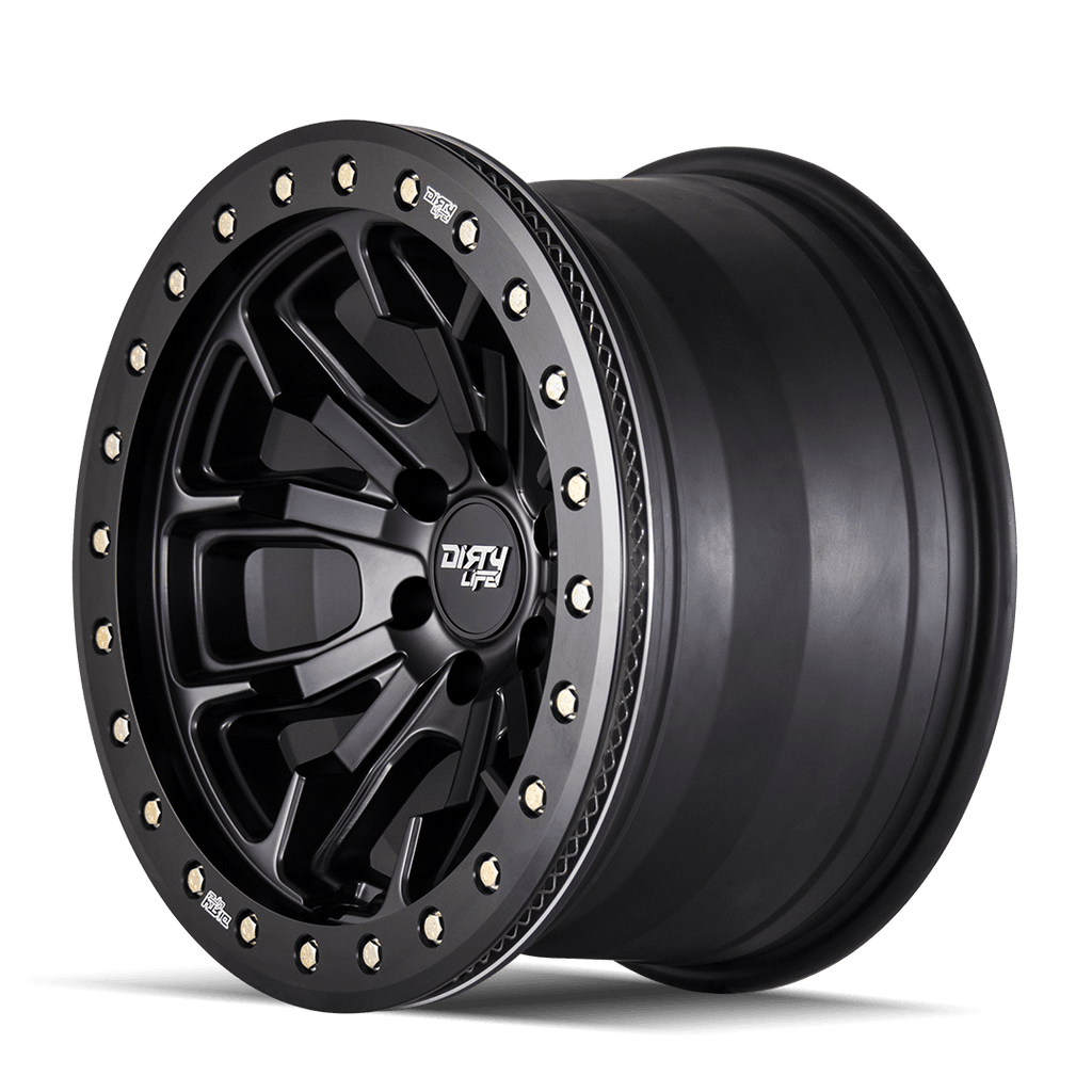 dirty life dt-1 9303 satin black 20x9 6-135 12mm 87.1mm