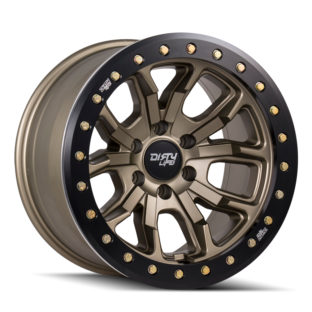 Dirty Life DT-1 wheel in Satin Bronze