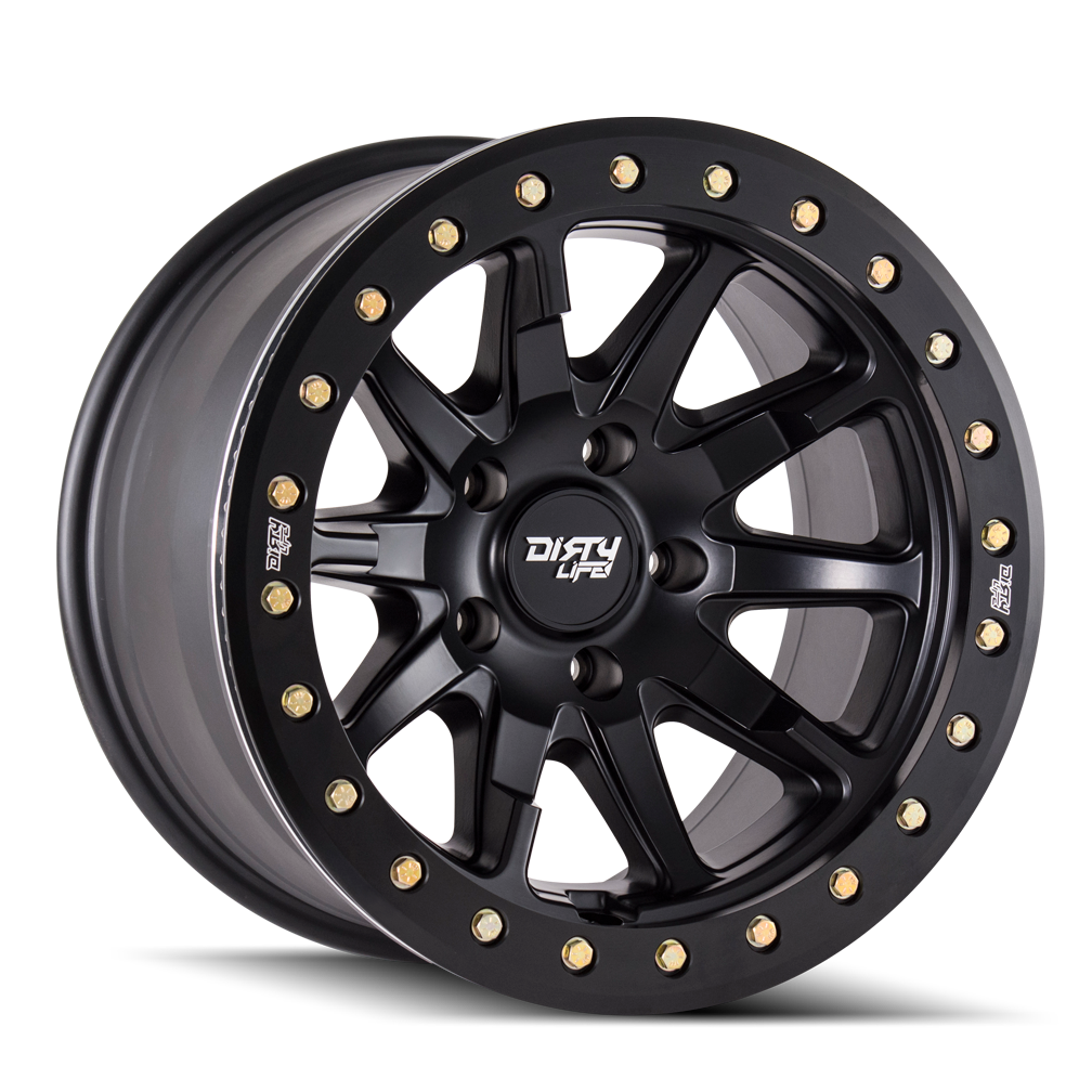 DIRTY LIFE DT-2 9304 SATIN BLACK 17X9 5-127 -12MM 78.1MM