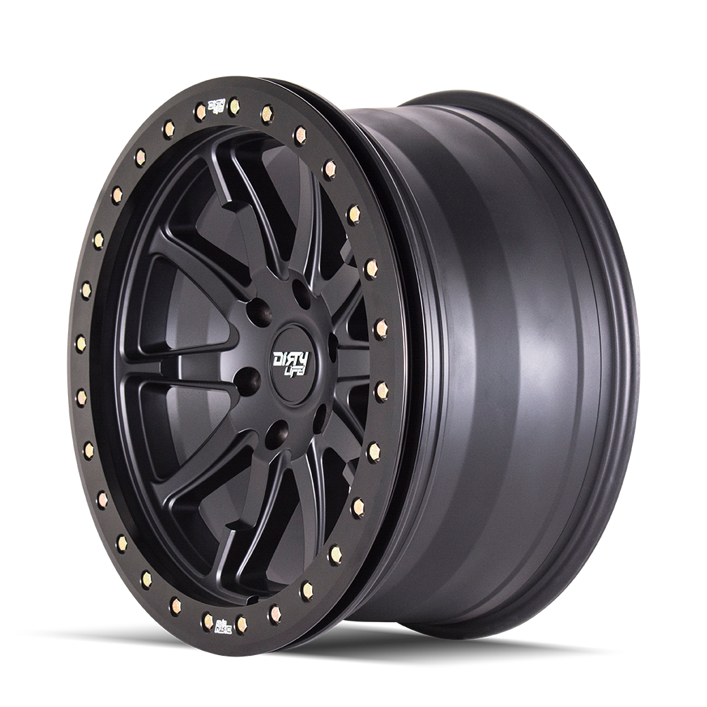 dirty life dt-2 9304 satin black 20x9 6-135 12mm 87.1mm