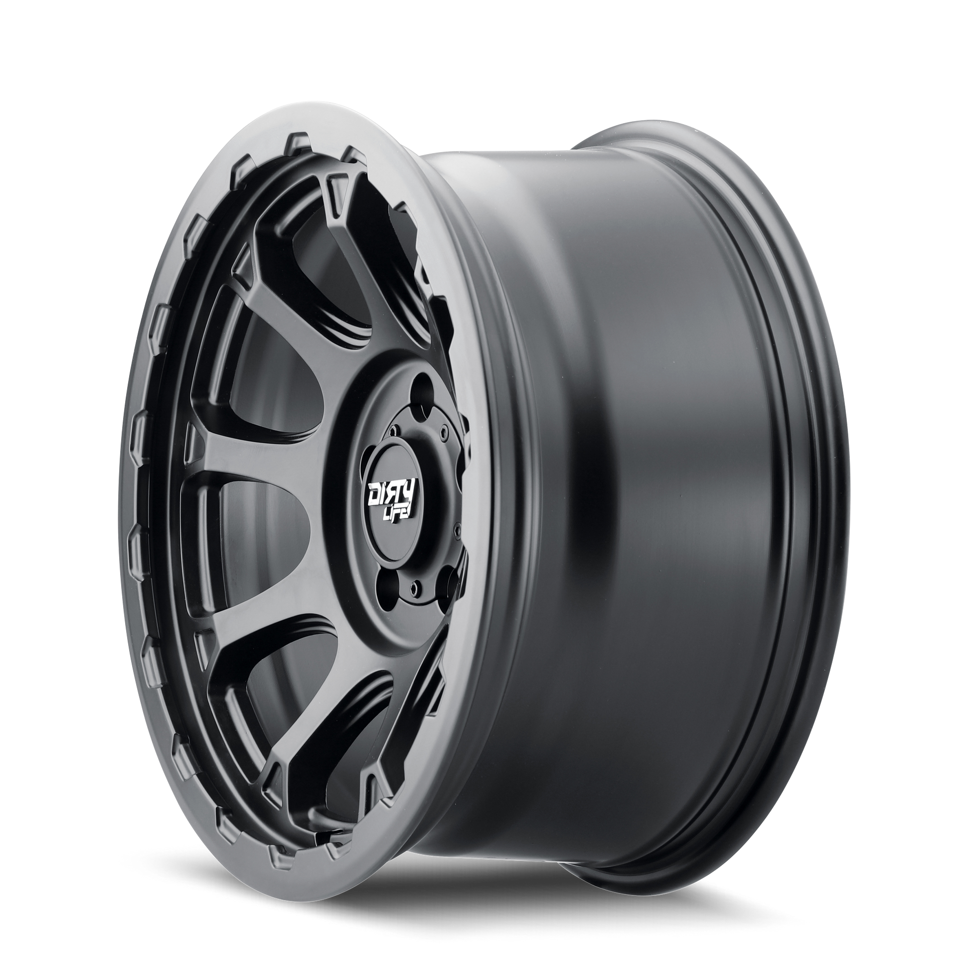 dirty life drifter 9307 satin black 17x8.5 5-127 -6mm 78.1mm