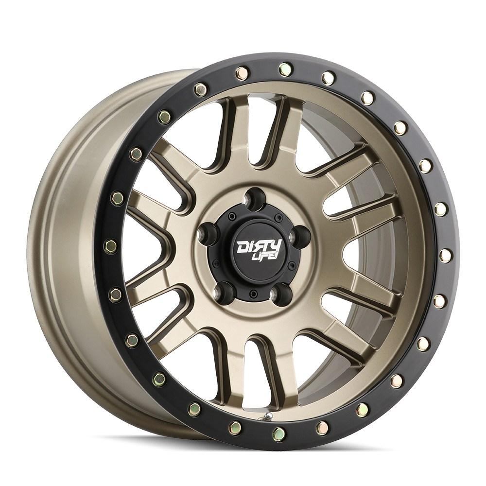 DIRTY LIFE CANYON PRO 9309 SATIN GOLD 17X9 6-139.7 -12MM 106MM