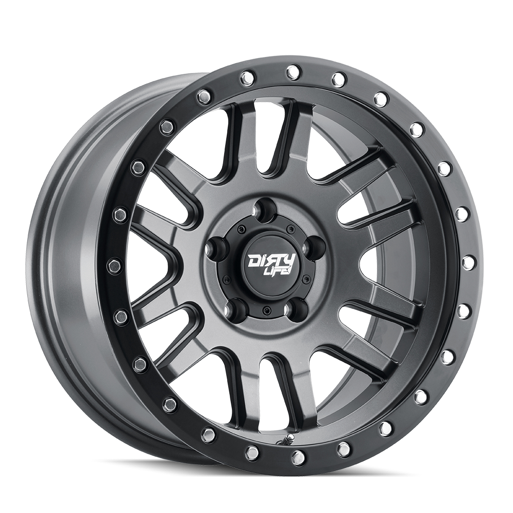 DIRTY LIFE CANYON PRO 9309 SATIN GRAPHITE 17X9 5-127 -38MM 71.5MM