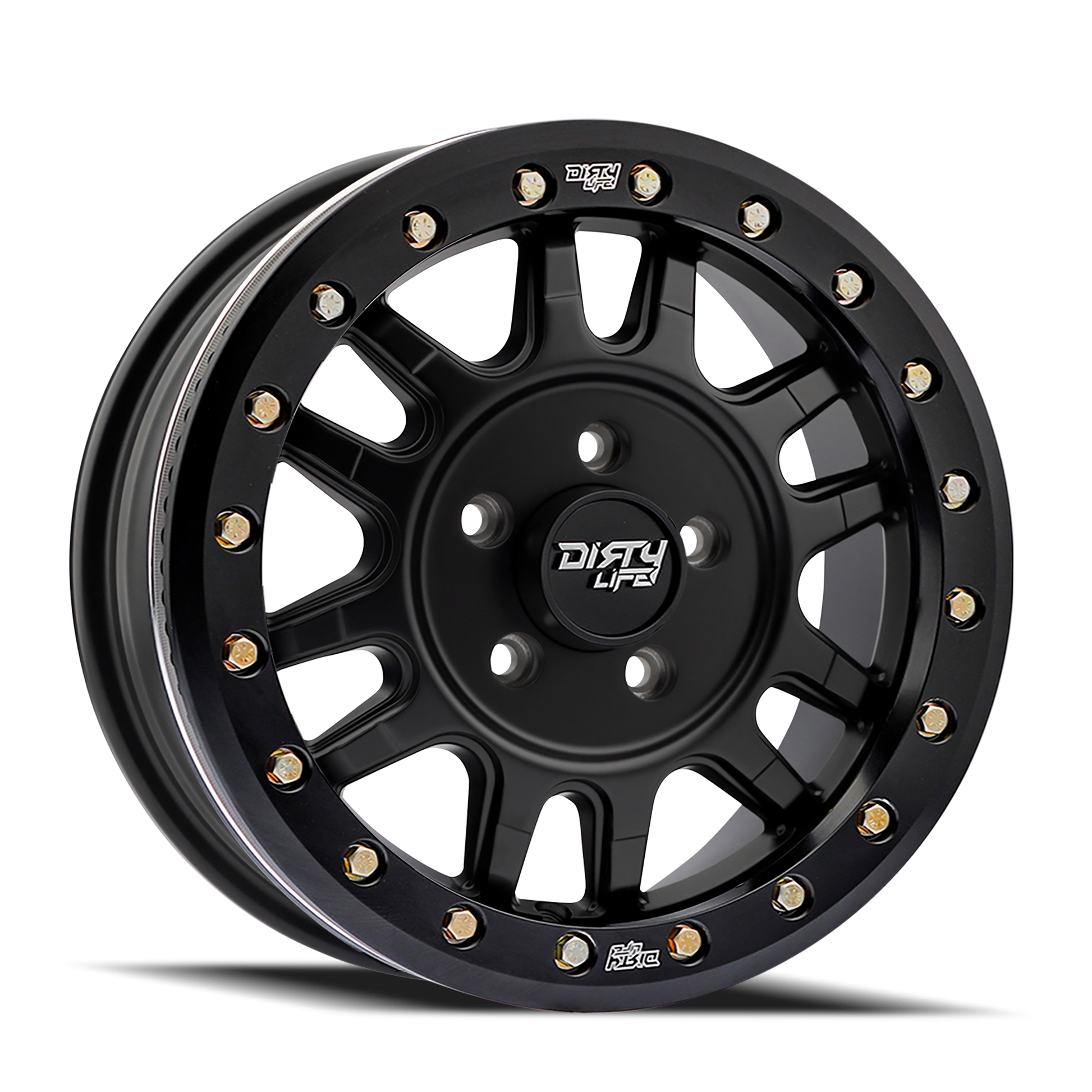 DIRTY LIFE CANYON PRO SXS 9309R MATTE BLACK 15X7 BLANK 13MM 106.25MM