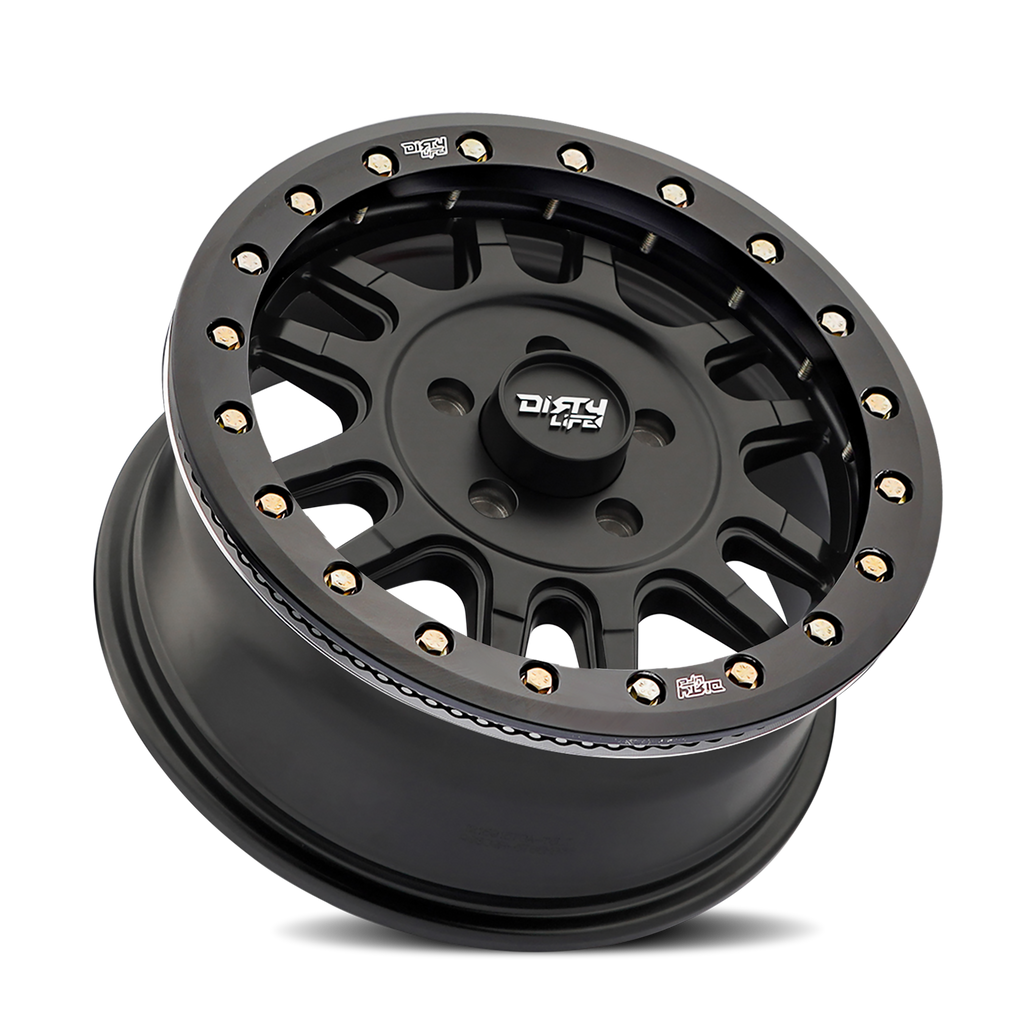 dirty life canyon pro sxs 9309r matte black 15x7 blank 13mm 106.25mm