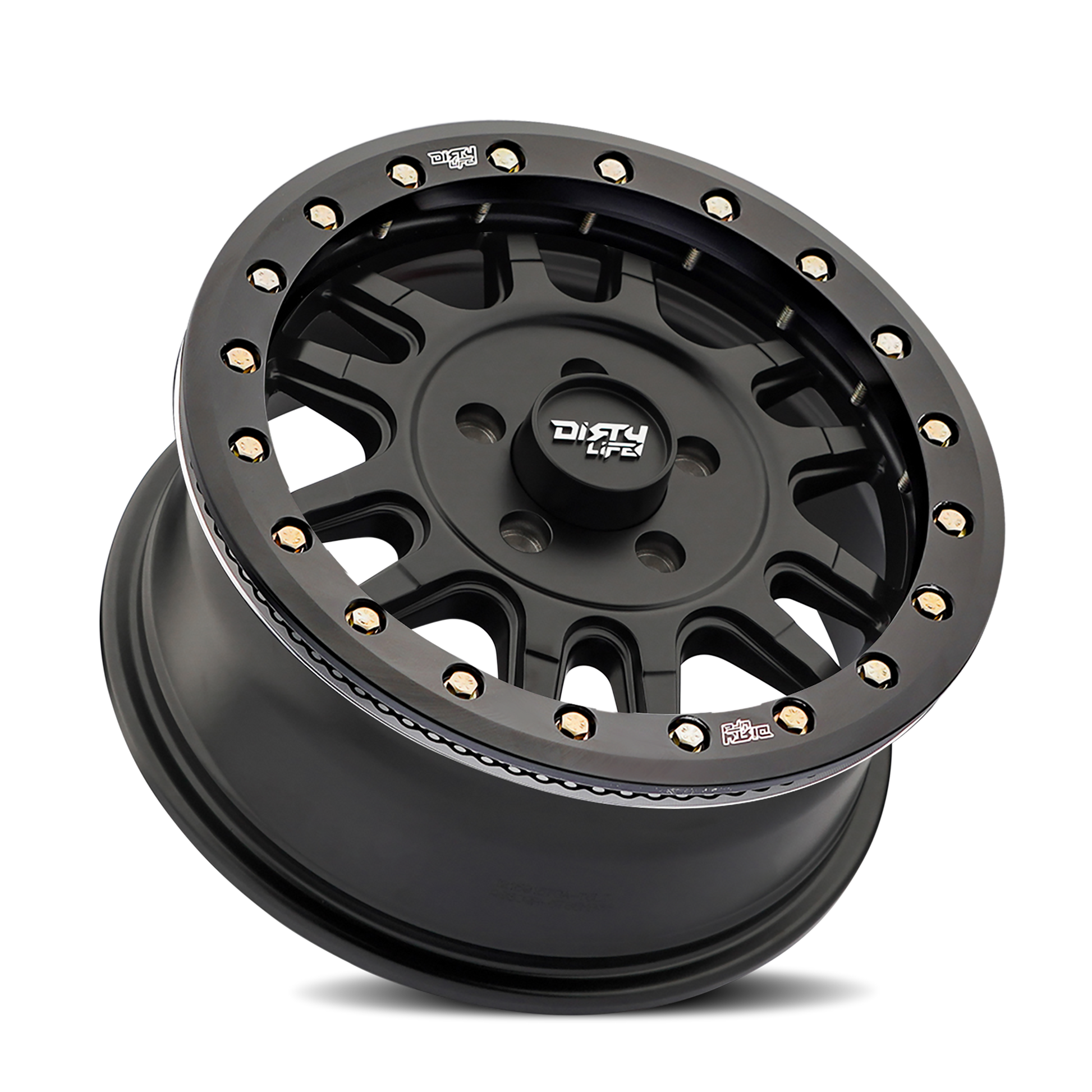 dirty life canyon pro sxs 9309r matte black 15x7 blank 13mm 106.25mm