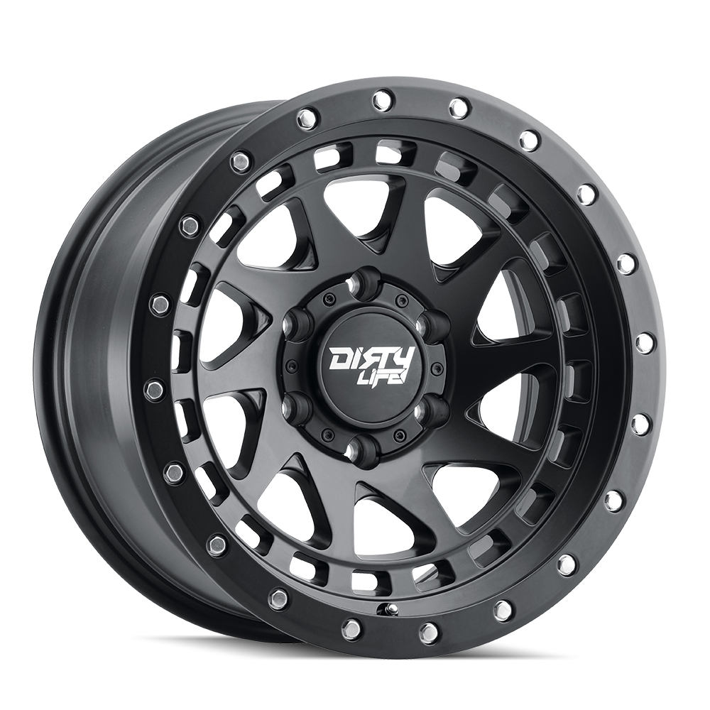 DIRTY LIFE ENIGMA PRO 9311 MATTE BLACK 17X9 5-127 -12MM 71.5MM