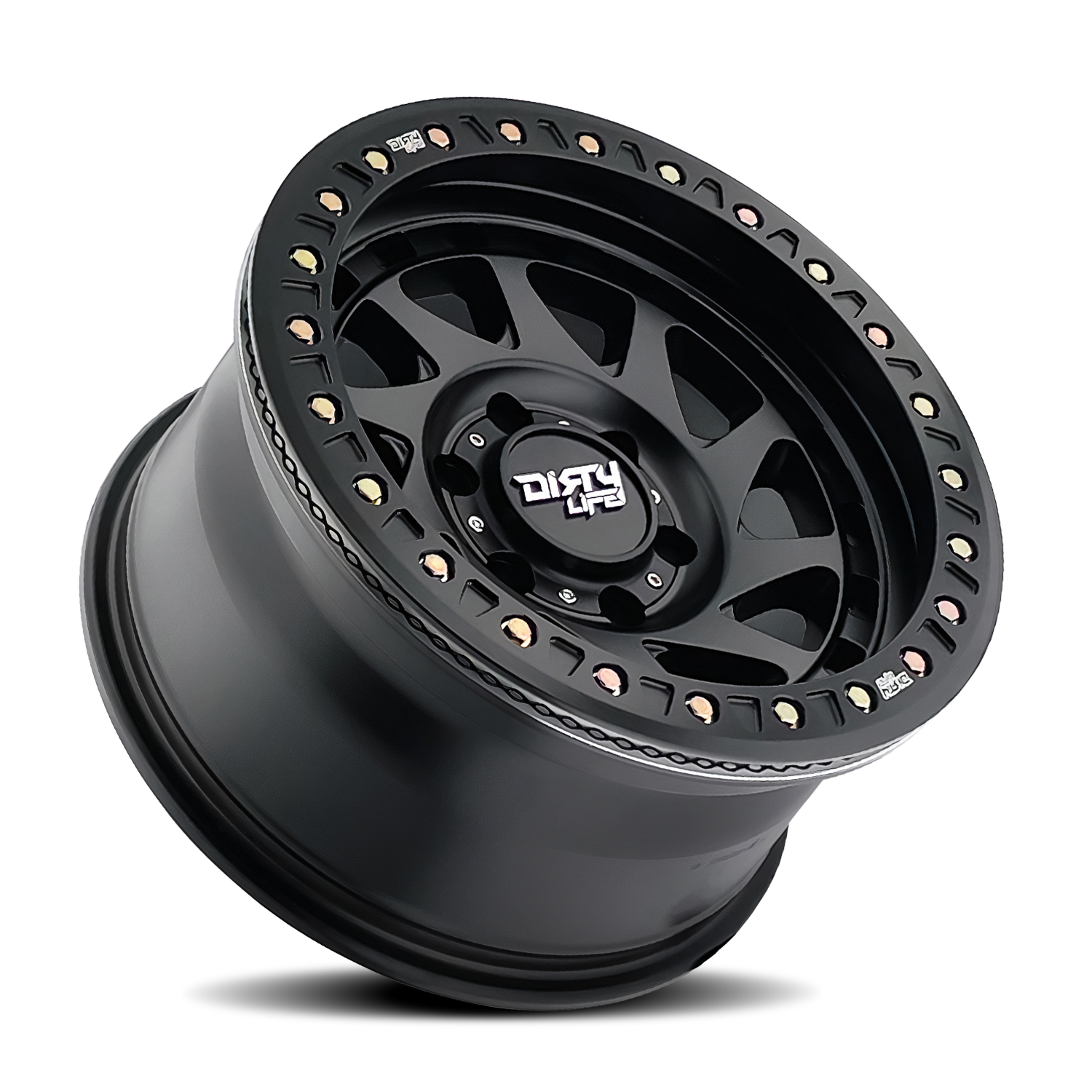 dirty life enigma race 9313 matte black 17x9 5-127 -12mm 78.1mm