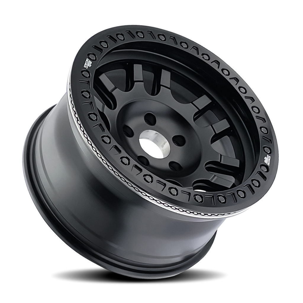 dirty life canyon race 9314 matte black 17x9 blank -12mm 71.5mm