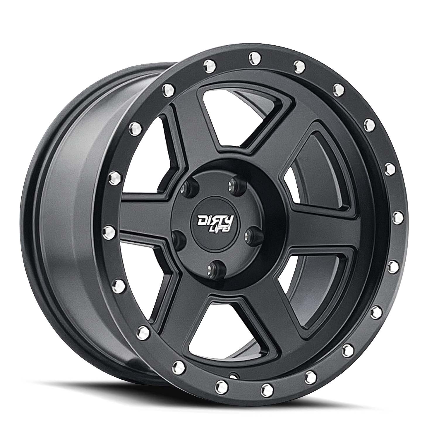 DIRTY LIFE COMPOUND 9315 MATTE BLACK 17X9 5-127 -38MM 78.1MM