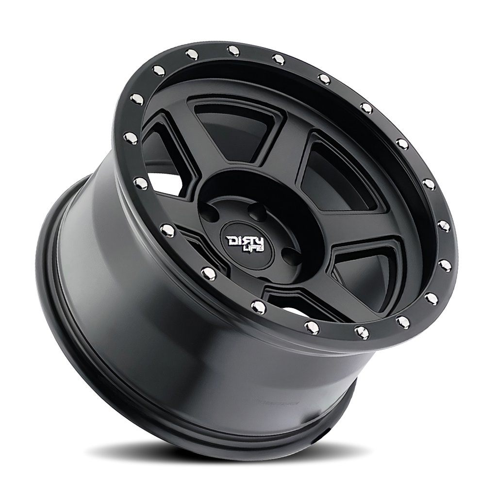 dirty life compound 9315 matte black 20x10 8-165.1 -25mm 125.2mm