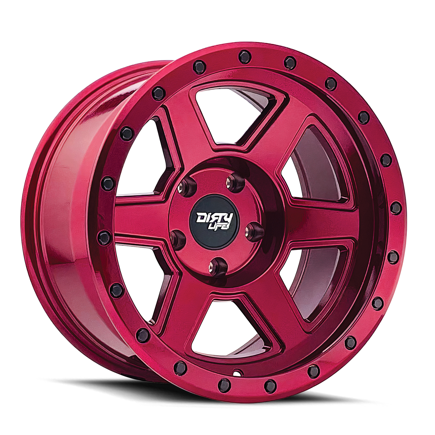 Dirty Life COMPOUND wheel in Crimson Candy Red
