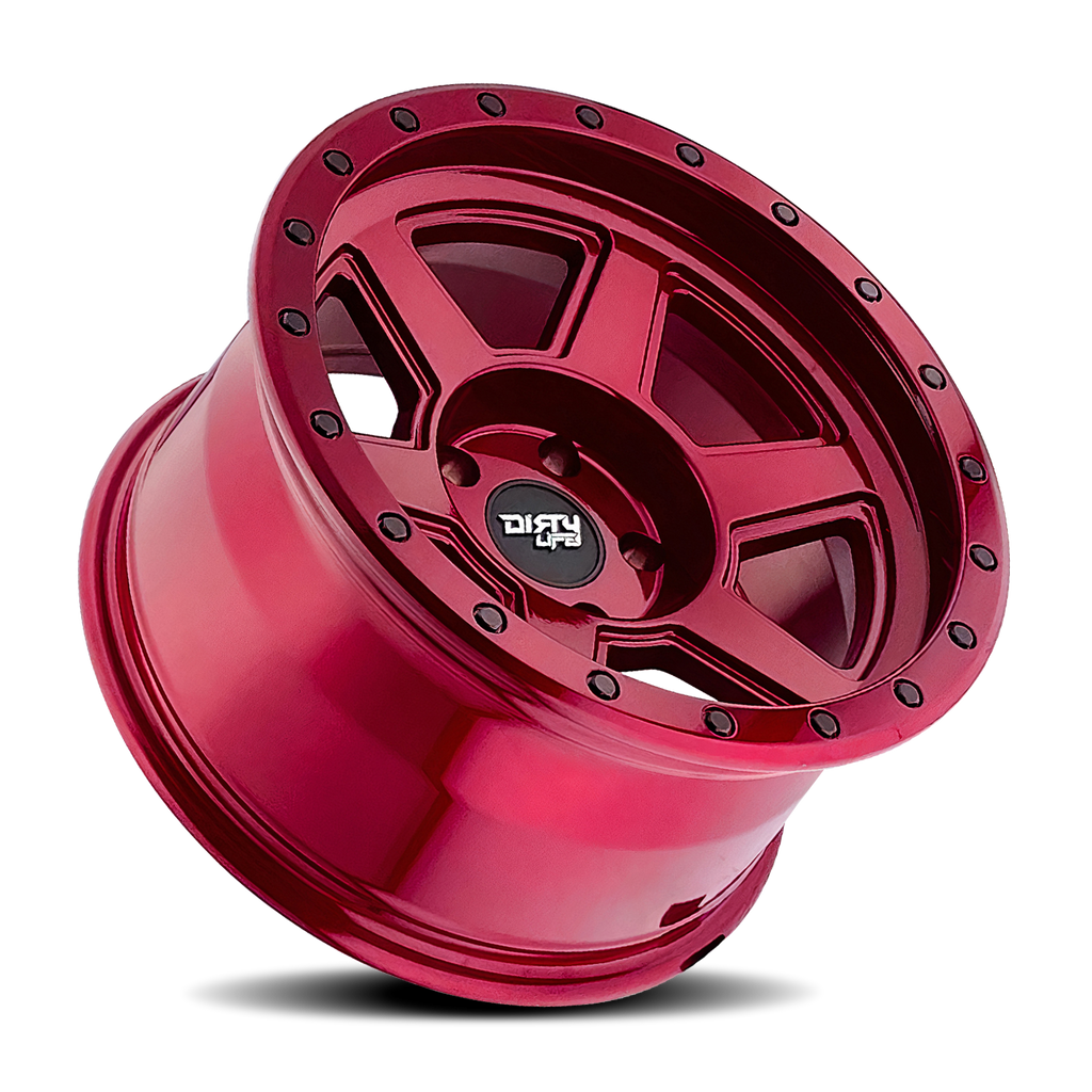 dirty life compound 9315 crimson candy red 20x10 8-165.1 -25mm 125.2mm