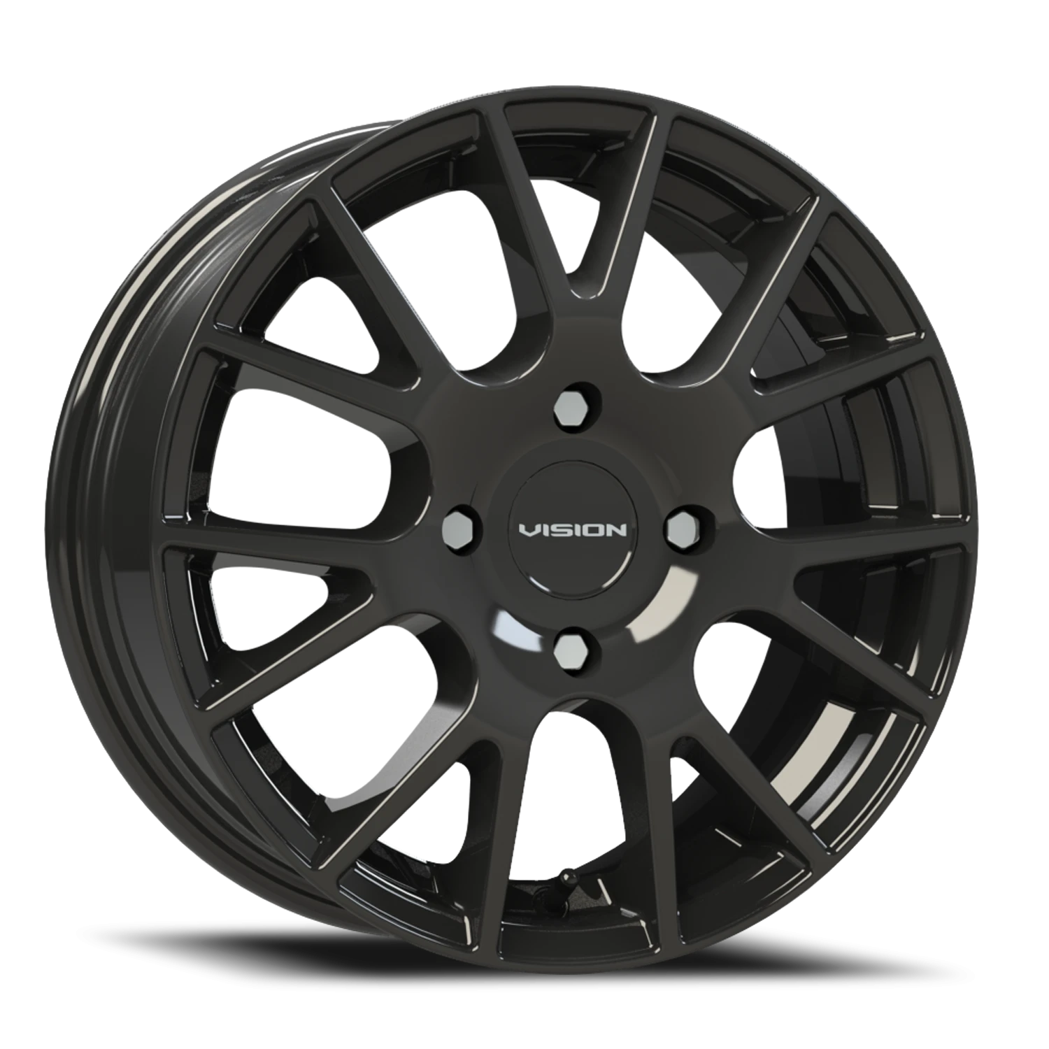 Vision Hellion Gloss Black - 4-4.5 (4-114.3)