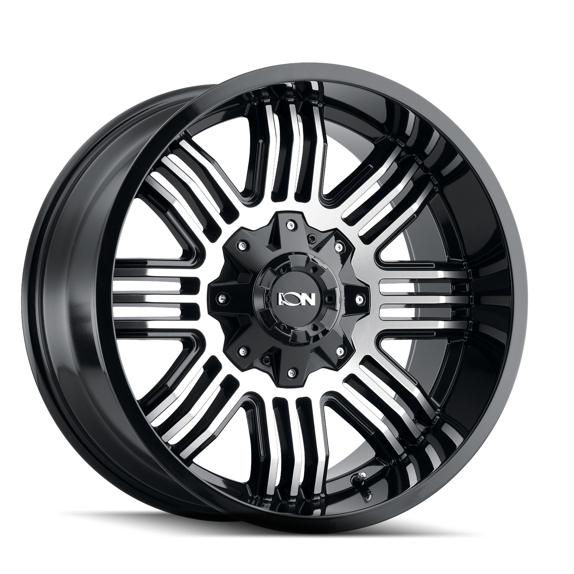 ION 144 SATIN BLACK MACHINED 20X9 6-135/6-139.7 18MM 106MM
